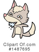 Wolf Clipart #1487695 by lineartestpilot
