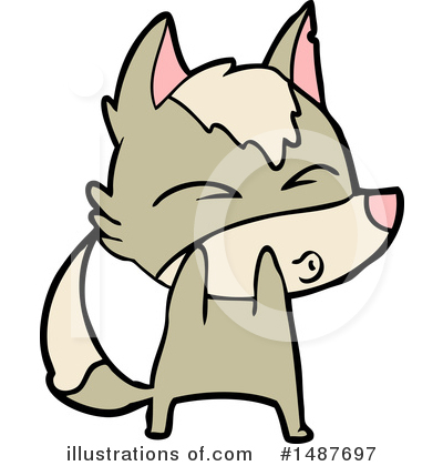 Royalty-Free (RF) Wolf Clipart Illustration by lineartestpilot - Stock Sample #1487697