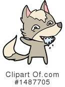 Wolf Clipart #1487705 by lineartestpilot