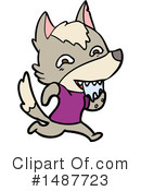 Wolf Clipart #1487723 by lineartestpilot
