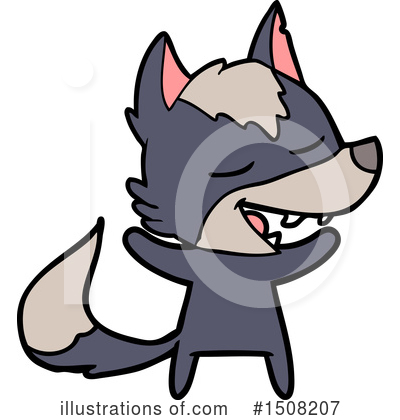 Royalty-Free (RF) Wolf Clipart Illustration by lineartestpilot - Stock Sample #1508207