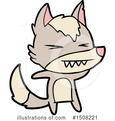 Royalty-Free (RF) Wolf Clipart Illustration by lineartestpilot - Stock Sample #1508221