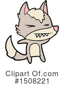 Wolf Clipart #1508221 by lineartestpilot