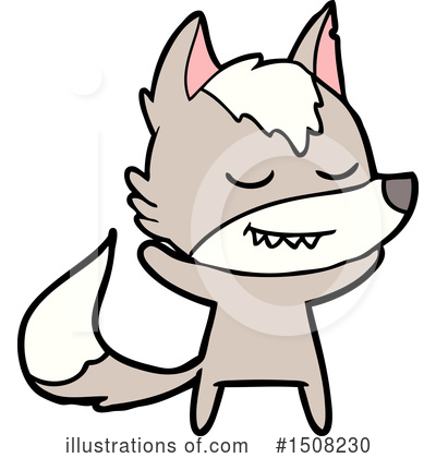 Royalty-Free (RF) Wolf Clipart Illustration by lineartestpilot - Stock Sample #1508230