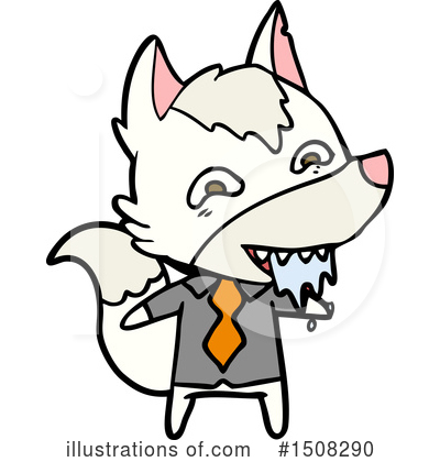 Royalty-Free (RF) Wolf Clipart Illustration by lineartestpilot - Stock Sample #1508290