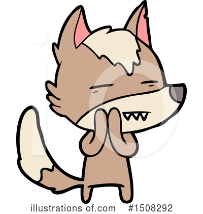 Royalty-Free (RF) Wolf Clipart Illustration by lineartestpilot - Stock Sample #1508292
