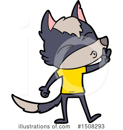 Royalty-Free (RF) Wolf Clipart Illustration by lineartestpilot - Stock Sample #1508293