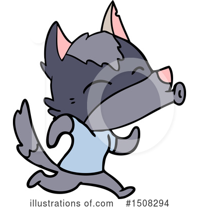 Royalty-Free (RF) Wolf Clipart Illustration by lineartestpilot - Stock Sample #1508294