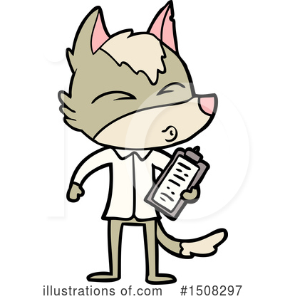 Royalty-Free (RF) Wolf Clipart Illustration by lineartestpilot - Stock Sample #1508297