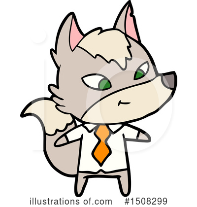 Royalty-Free (RF) Wolf Clipart Illustration by lineartestpilot - Stock Sample #1508299