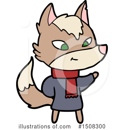 Royalty-Free (RF) Wolf Clipart Illustration by lineartestpilot - Stock Sample #1508300