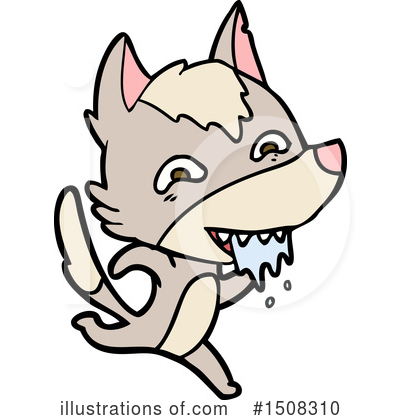 Royalty-Free (RF) Wolf Clipart Illustration by lineartestpilot - Stock Sample #1508310