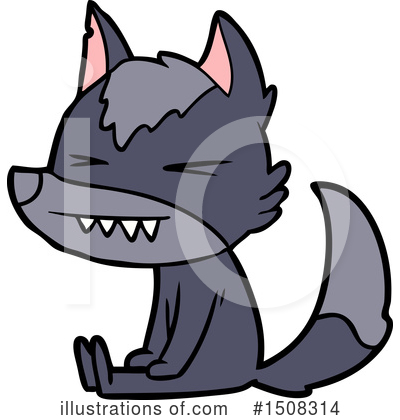 Royalty-Free (RF) Wolf Clipart Illustration by lineartestpilot - Stock Sample #1508314