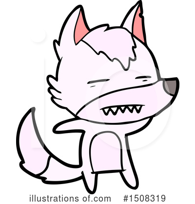 Royalty-Free (RF) Wolf Clipart Illustration by lineartestpilot - Stock Sample #1508319