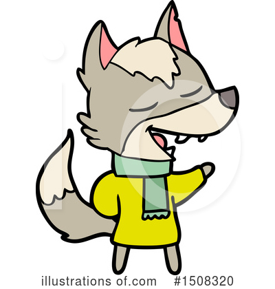 Royalty-Free (RF) Wolf Clipart Illustration by lineartestpilot - Stock Sample #1508320