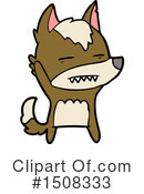Wolf Clipart #1508333 by lineartestpilot