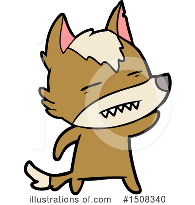 Royalty-Free (RF) Wolf Clipart Illustration by lineartestpilot - Stock Sample #1508340