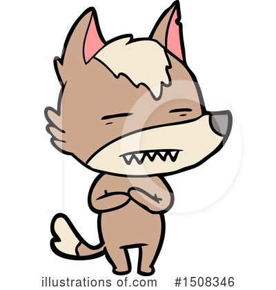 Royalty-Free (RF) Wolf Clipart Illustration by lineartestpilot - Stock Sample #1508346