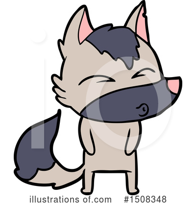 Royalty-Free (RF) Wolf Clipart Illustration by lineartestpilot - Stock Sample #1508348