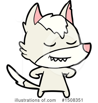 Royalty-Free (RF) Wolf Clipart Illustration by lineartestpilot - Stock Sample #1508351