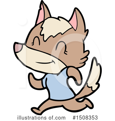 Royalty-Free (RF) Wolf Clipart Illustration by lineartestpilot - Stock Sample #1508353