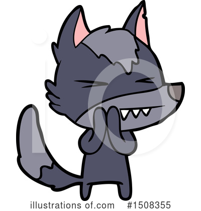 Royalty-Free (RF) Wolf Clipart Illustration by lineartestpilot - Stock Sample #1508355