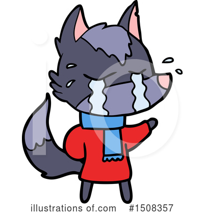 Royalty-Free (RF) Wolf Clipart Illustration by lineartestpilot - Stock Sample #1508357