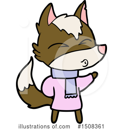 Royalty-Free (RF) Wolf Clipart Illustration by lineartestpilot - Stock Sample #1508361