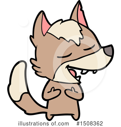 Royalty-Free (RF) Wolf Clipart Illustration by lineartestpilot - Stock Sample #1508362