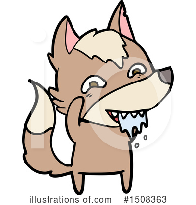 Royalty-Free (RF) Wolf Clipart Illustration by lineartestpilot - Stock Sample #1508363