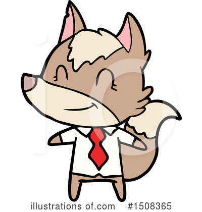 Royalty-Free (RF) Wolf Clipart Illustration by lineartestpilot - Stock Sample #1508365