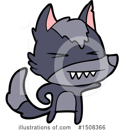 Royalty-Free (RF) Wolf Clipart Illustration by lineartestpilot - Stock Sample #1508366