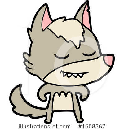 Royalty-Free (RF) Wolf Clipart Illustration by lineartestpilot - Stock Sample #1508367
