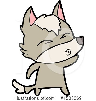Royalty-Free (RF) Wolf Clipart Illustration by lineartestpilot - Stock Sample #1508369