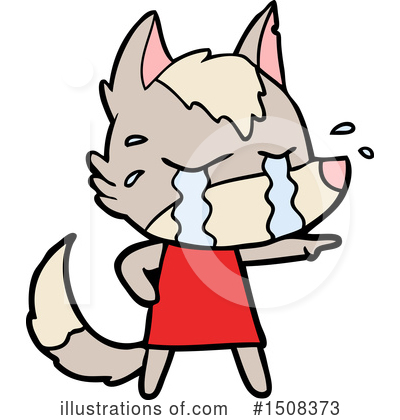 Royalty-Free (RF) Wolf Clipart Illustration by lineartestpilot - Stock Sample #1508373