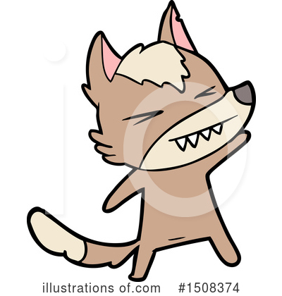 Royalty-Free (RF) Wolf Clipart Illustration by lineartestpilot - Stock Sample #1508374