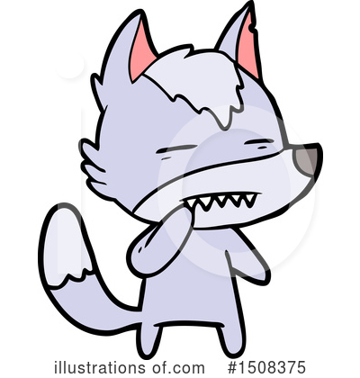 Royalty-Free (RF) Wolf Clipart Illustration by lineartestpilot - Stock Sample #1508375