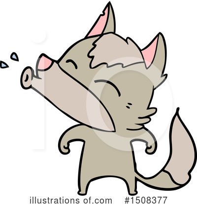 Royalty-Free (RF) Wolf Clipart Illustration by lineartestpilot - Stock Sample #1508377