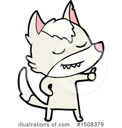 Royalty-Free (RF) Wolf Clipart Illustration by lineartestpilot - Stock Sample #1508379