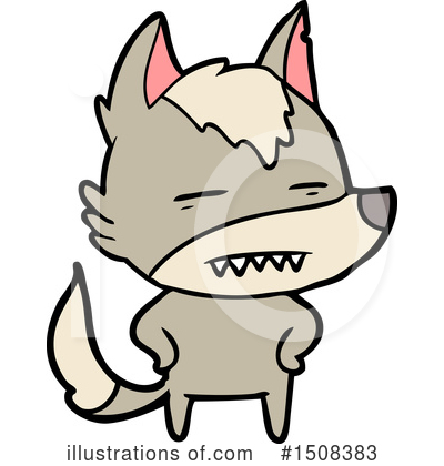 Royalty-Free (RF) Wolf Clipart Illustration by lineartestpilot - Stock Sample #1508383