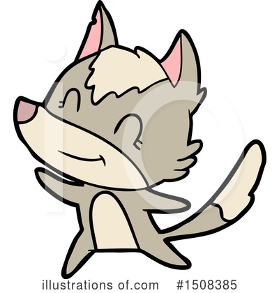 Royalty-Free (RF) Wolf Clipart Illustration by lineartestpilot - Stock Sample #1508385