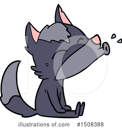 Royalty-Free (RF) Wolf Clipart Illustration by lineartestpilot - Stock Sample #1508388