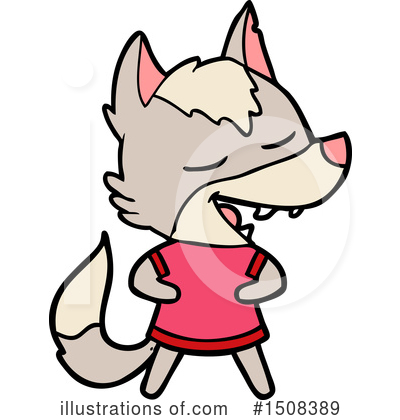 Royalty-Free (RF) Wolf Clipart Illustration by lineartestpilot - Stock Sample #1508389