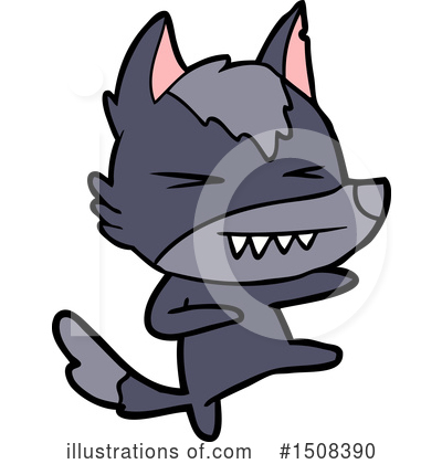 Royalty-Free (RF) Wolf Clipart Illustration by lineartestpilot - Stock Sample #1508390