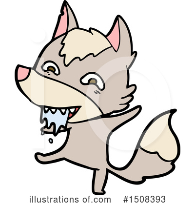 Royalty-Free (RF) Wolf Clipart Illustration by lineartestpilot - Stock Sample #1508393