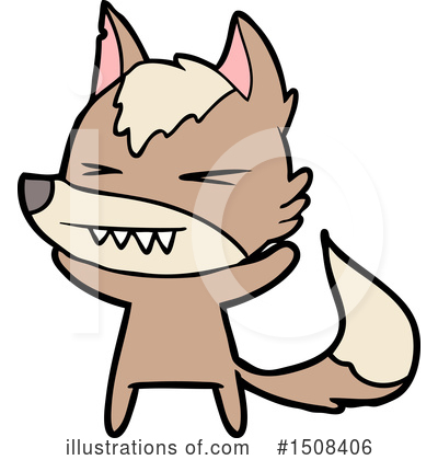 Royalty-Free (RF) Wolf Clipart Illustration by lineartestpilot - Stock Sample #1508406