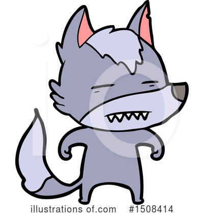 Royalty-Free (RF) Wolf Clipart Illustration by lineartestpilot - Stock Sample #1508414
