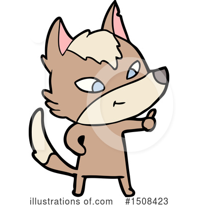 Royalty-Free (RF) Wolf Clipart Illustration by lineartestpilot - Stock Sample #1508423