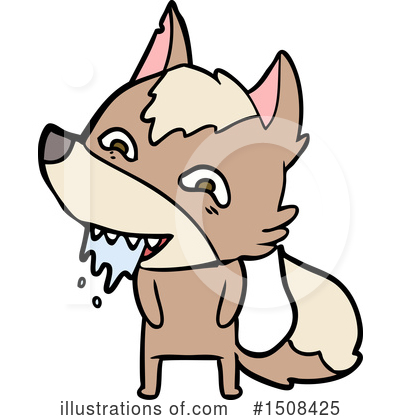 Royalty-Free (RF) Wolf Clipart Illustration by lineartestpilot - Stock Sample #1508425
