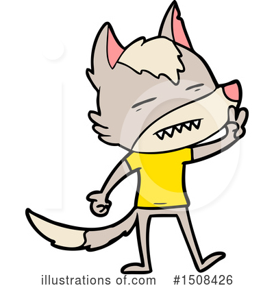 Royalty-Free (RF) Wolf Clipart Illustration by lineartestpilot - Stock Sample #1508426